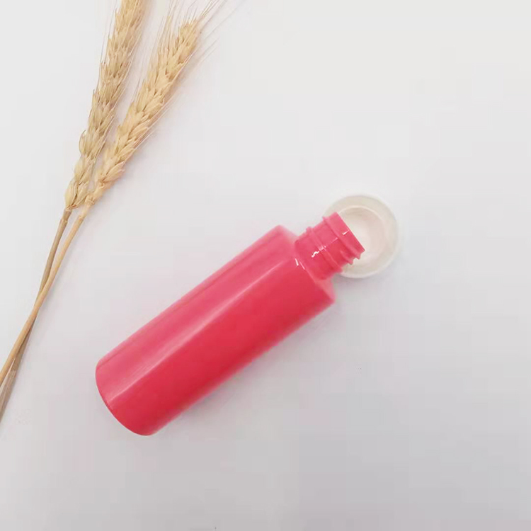 60ml pink plastic cosmetic bottle