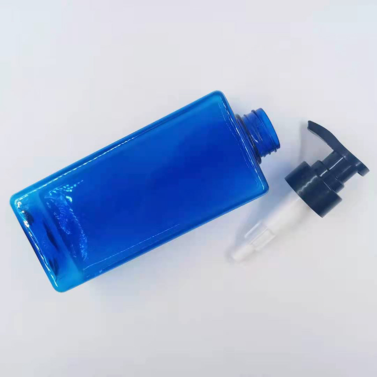 400ml blue Square bottle